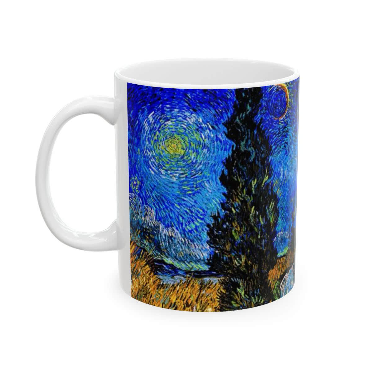 Road with Cypress and Star Mug – Vincent van Gogh