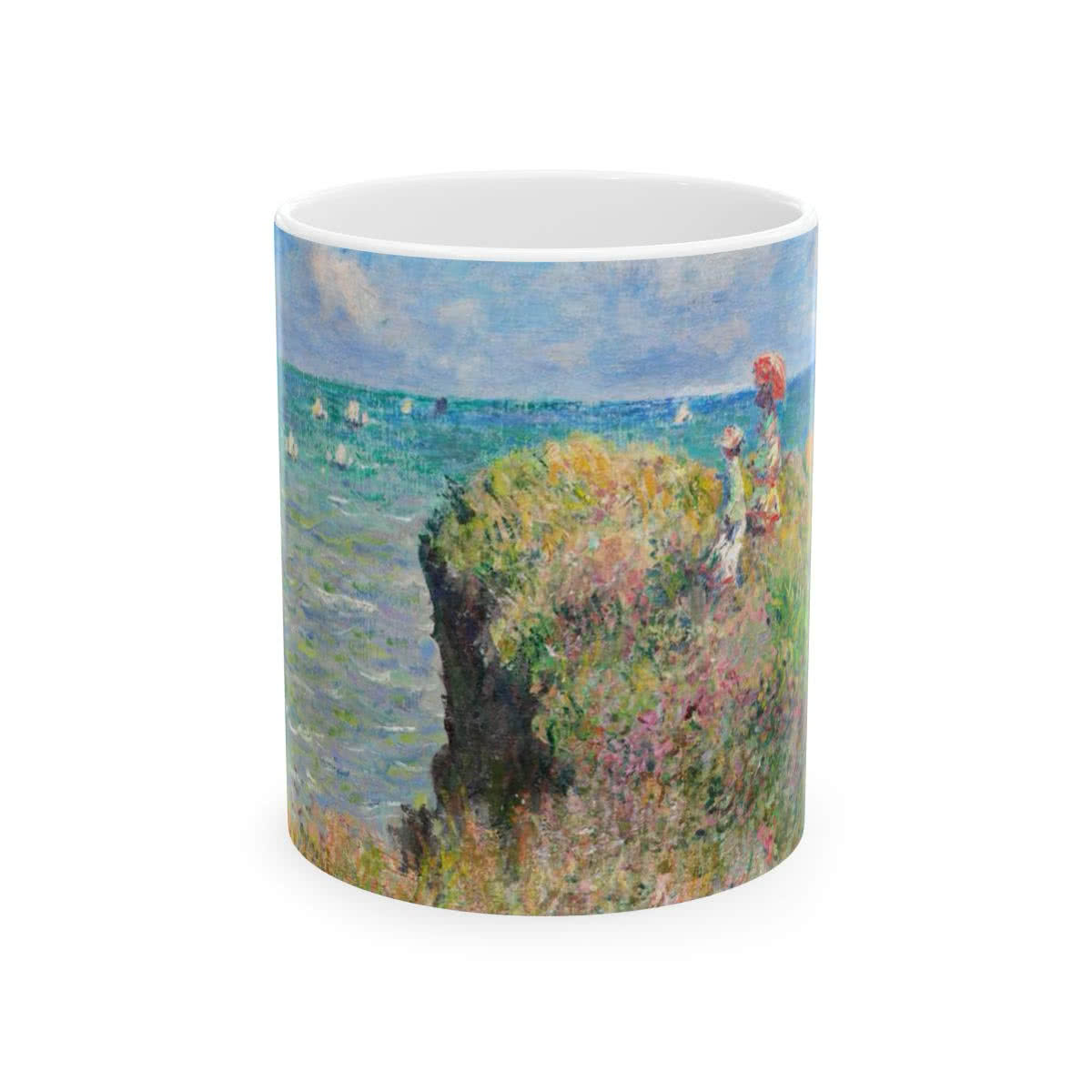 Cliff Walk at Pourville Mug – Claude Monet