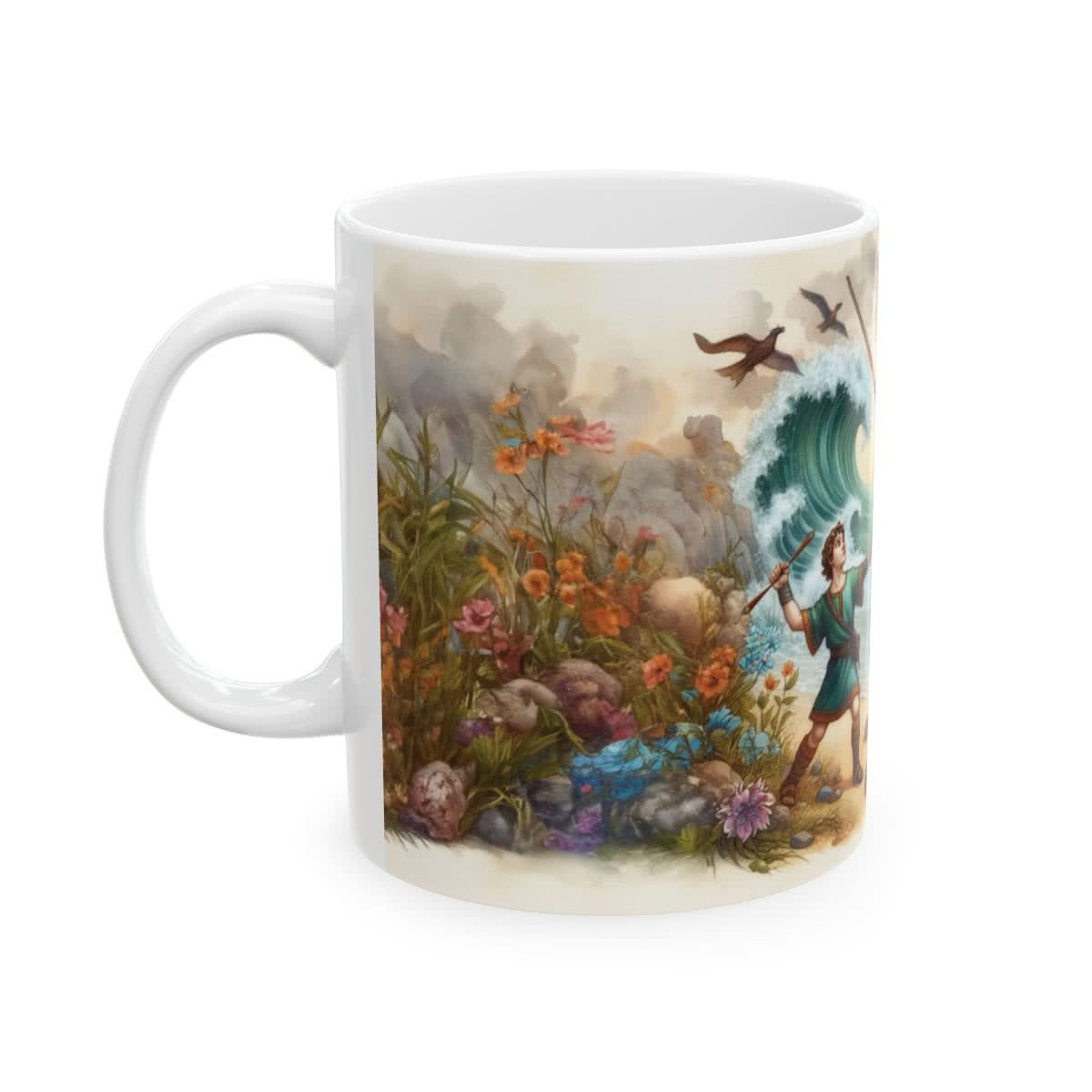 David and Goliath Mug