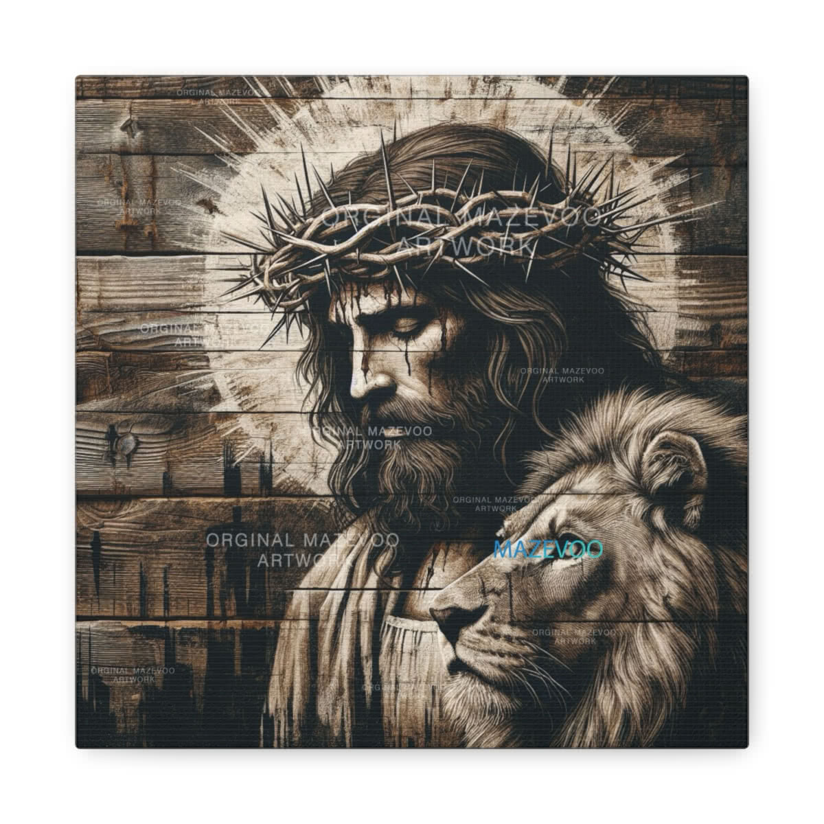 Jesus, Lion of Judah Canvas Wall Art