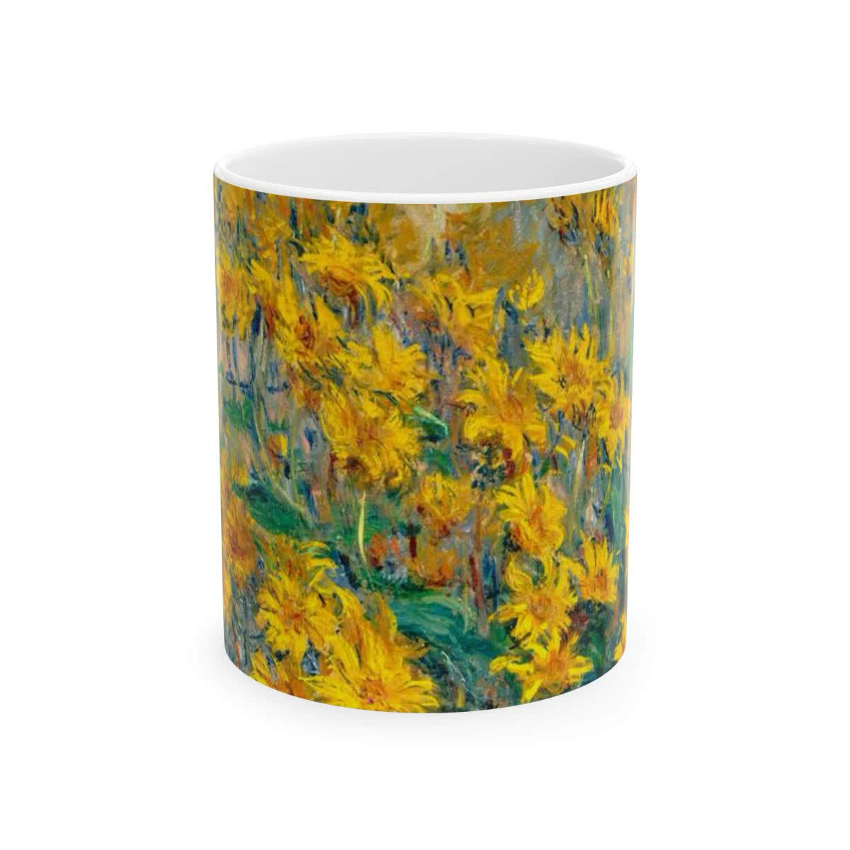 Jerusalem Artichoke Flowers Mug – Claude Monet