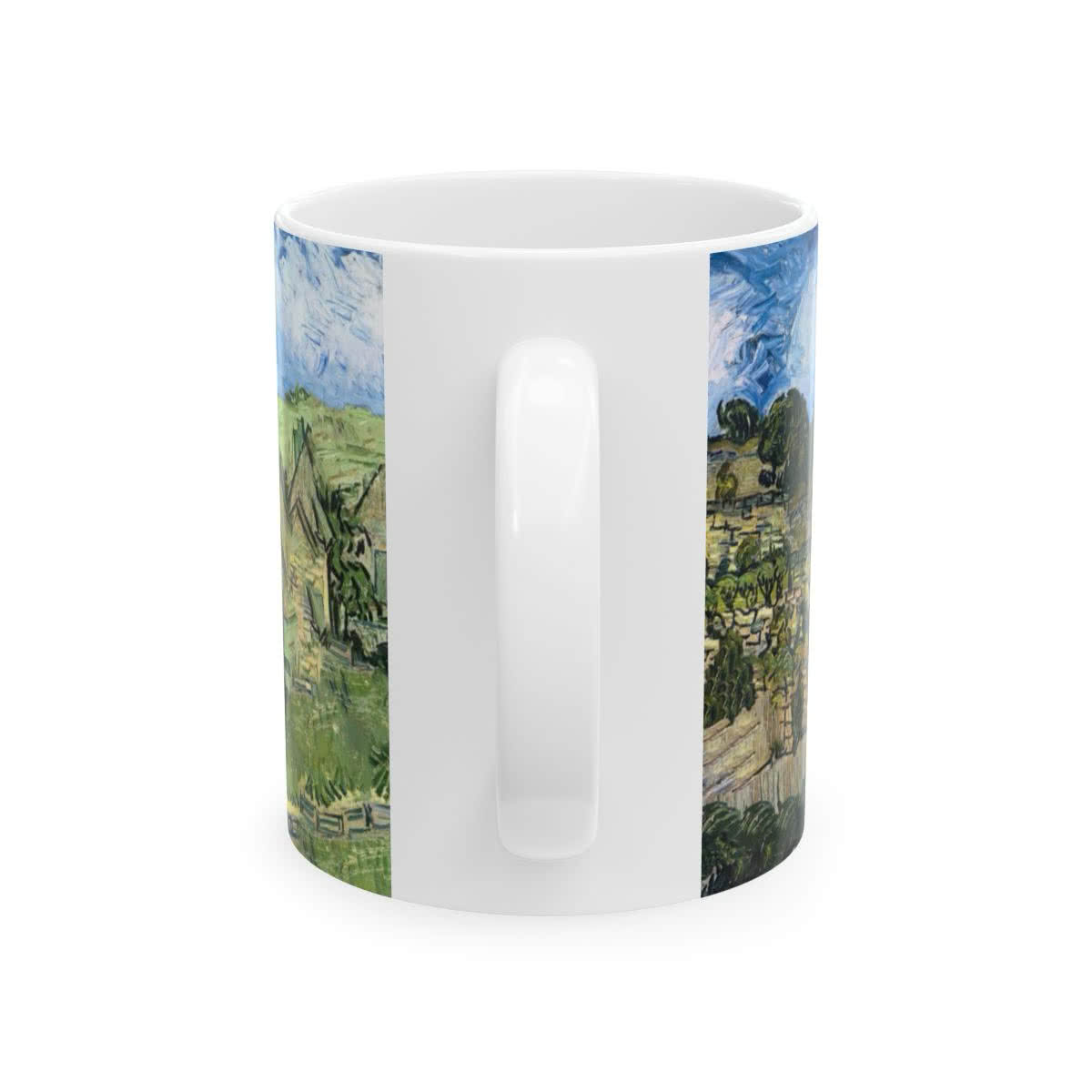 Thatched Cottages at Cordeville Mug – Vincent van Gogh
