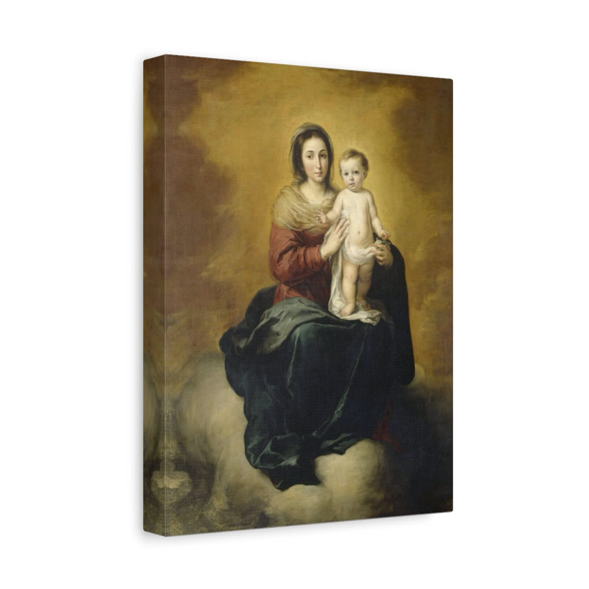 Mary with Child (1670) Canvas Wall Art