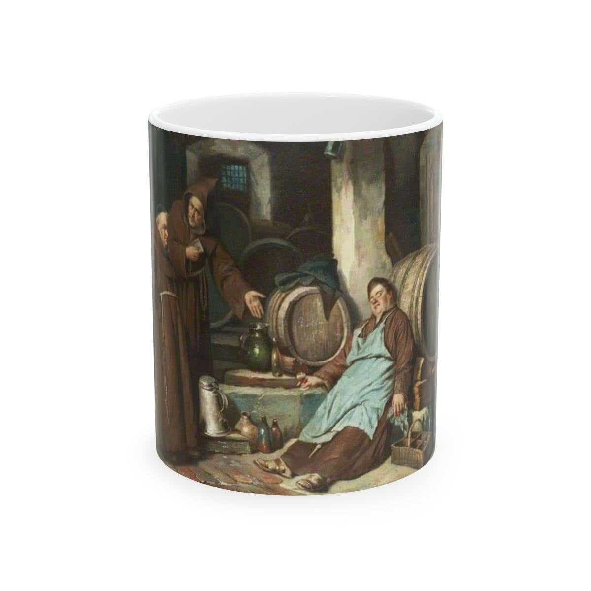 Monks in a Cellar (1873) Mug