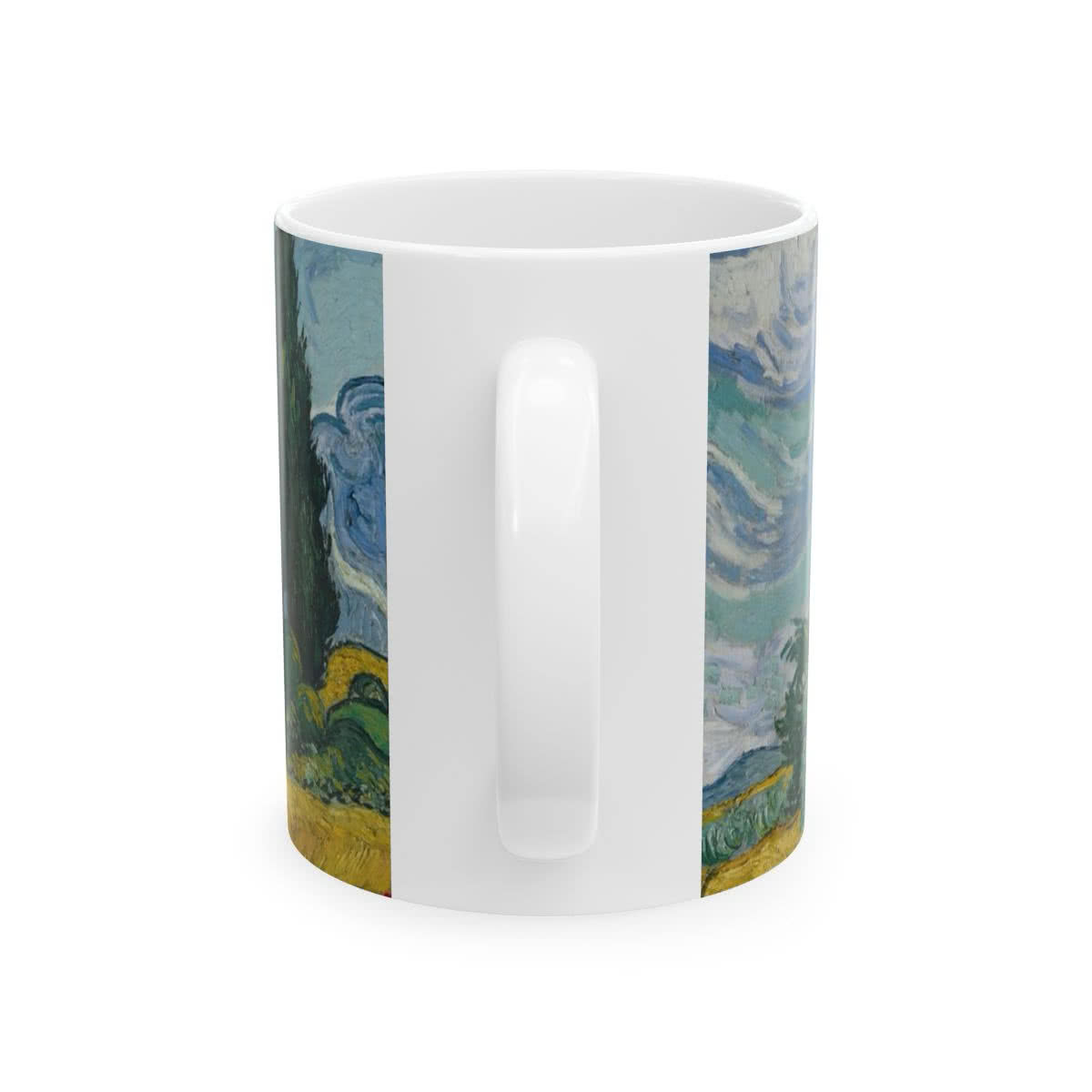 Wheat Field with Cypresses Mug – Vincent van Gogh