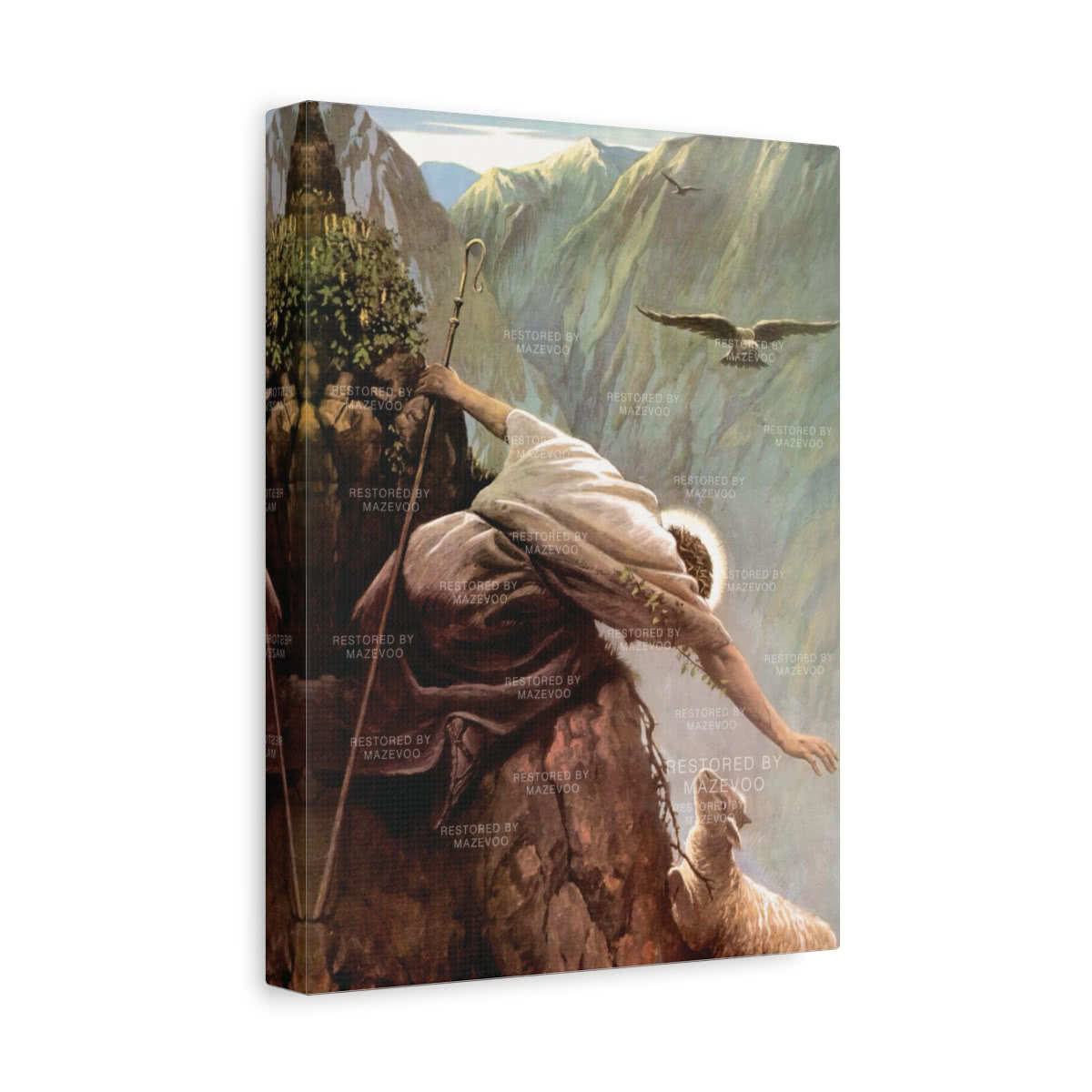 The Lost Sheep (1898) Canvas Wall Art