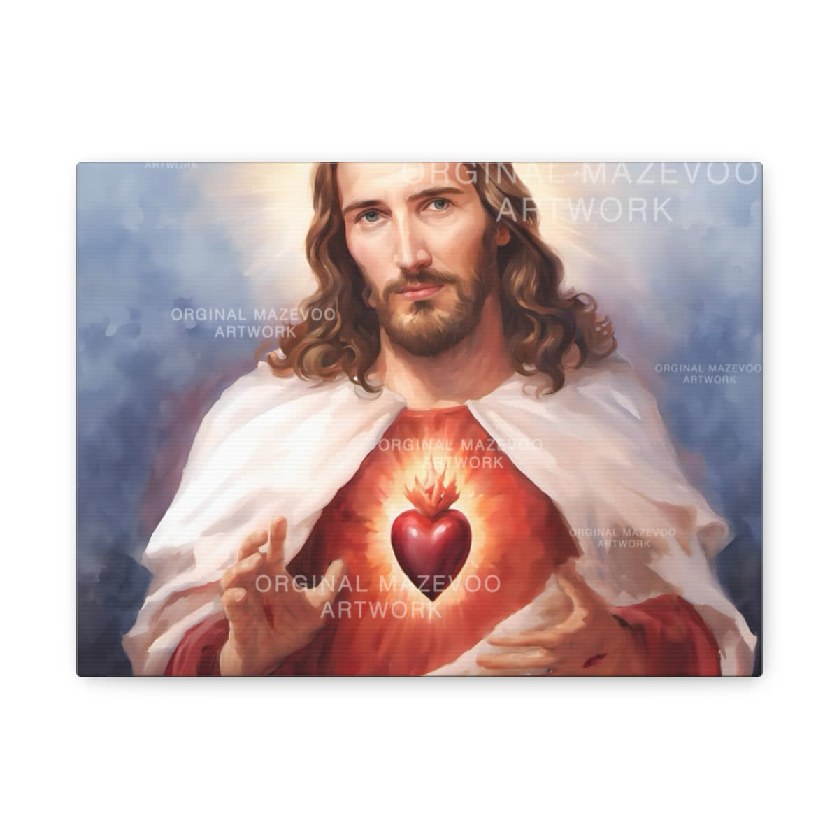 Sacred Heart of Jesus Canvas Wall Art