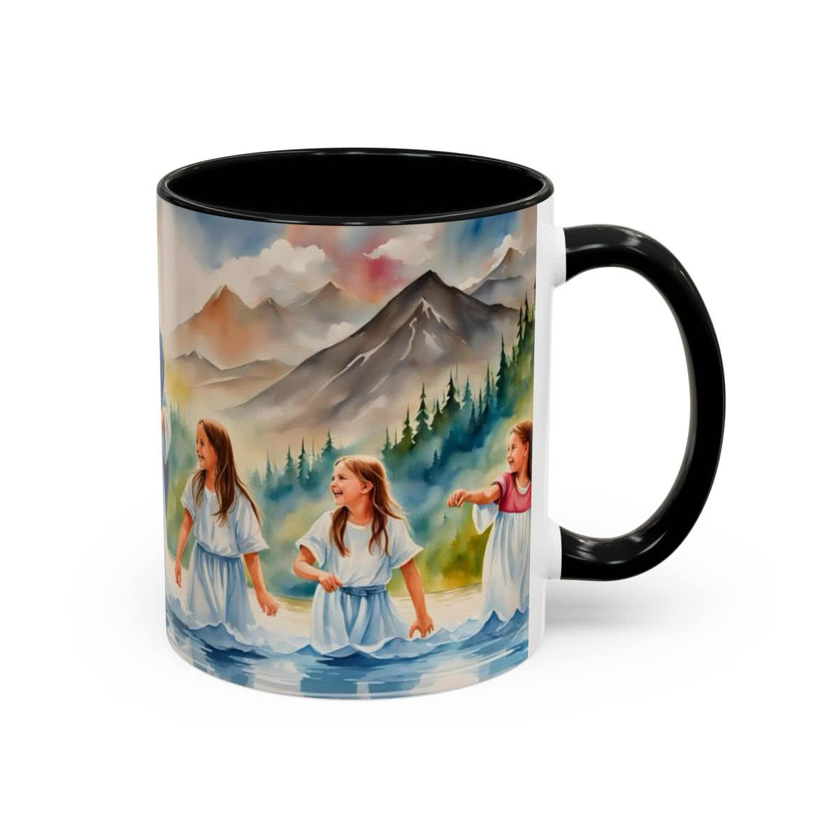 Jesus Playing with Children Mug