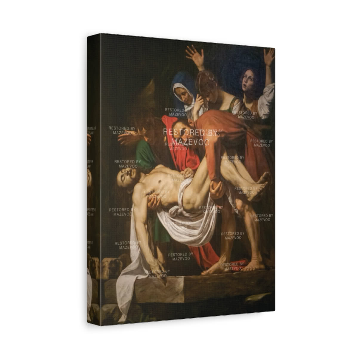 The Entombment of Christ Canvas Wall Art