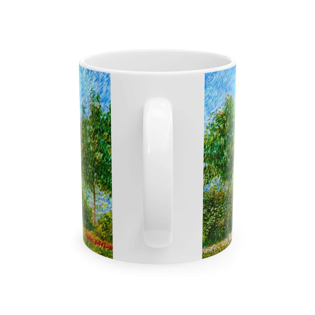 Garden with Courting Couples: Square Saint-Pierre Mug – Vincent van Gogh