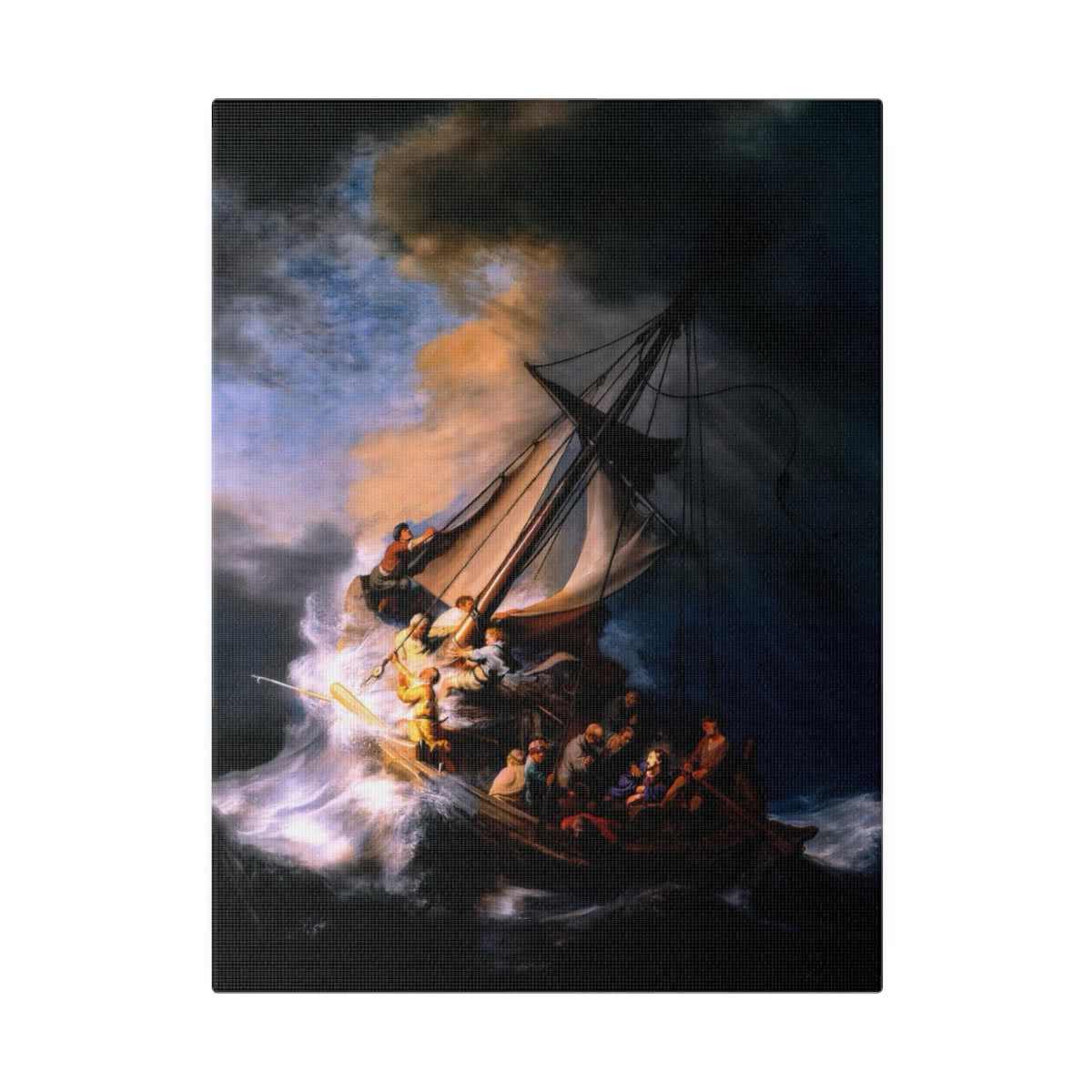 Christ in the Storm Canvas Wall Art