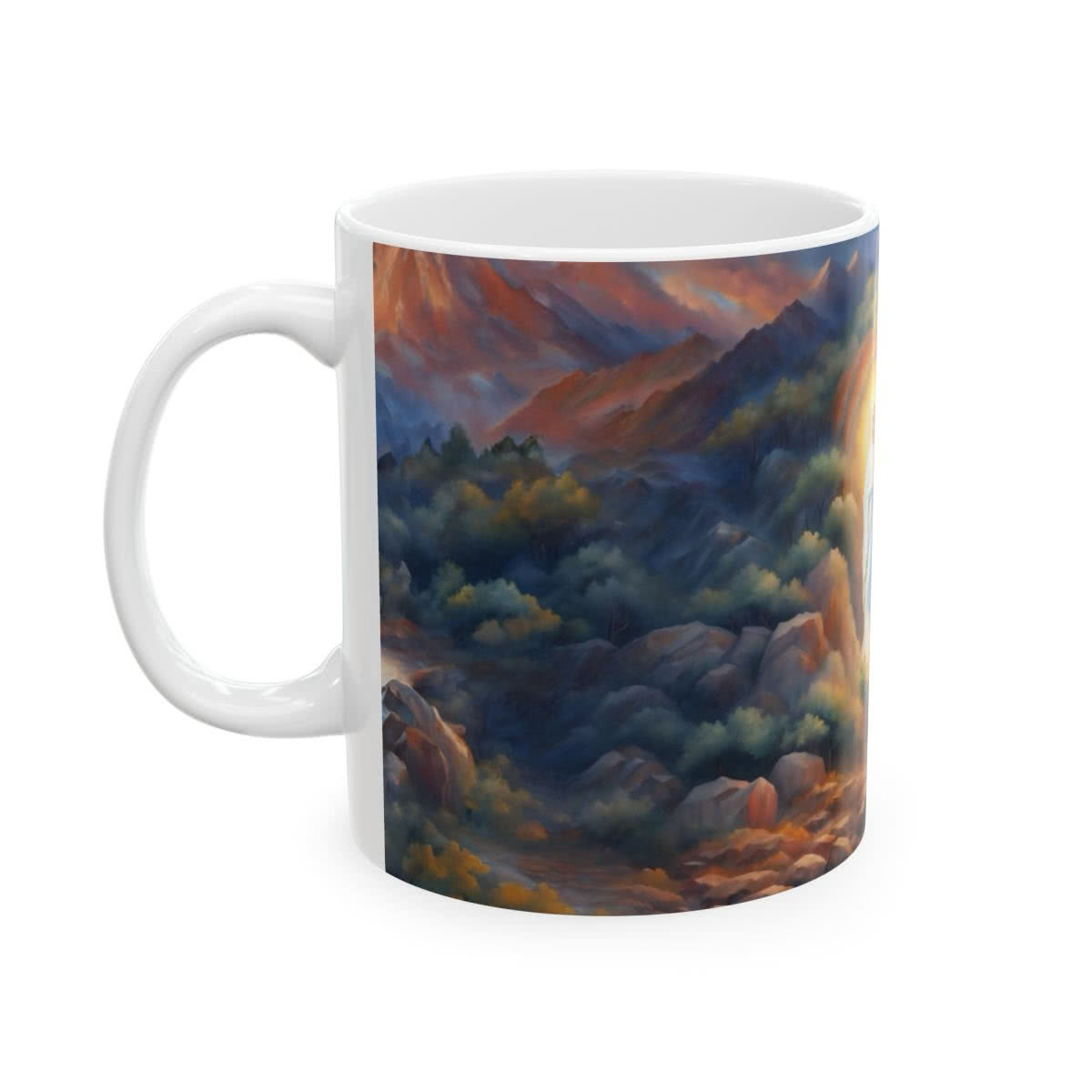 Saint Bernadette and Our Lady of Lourdes Mug