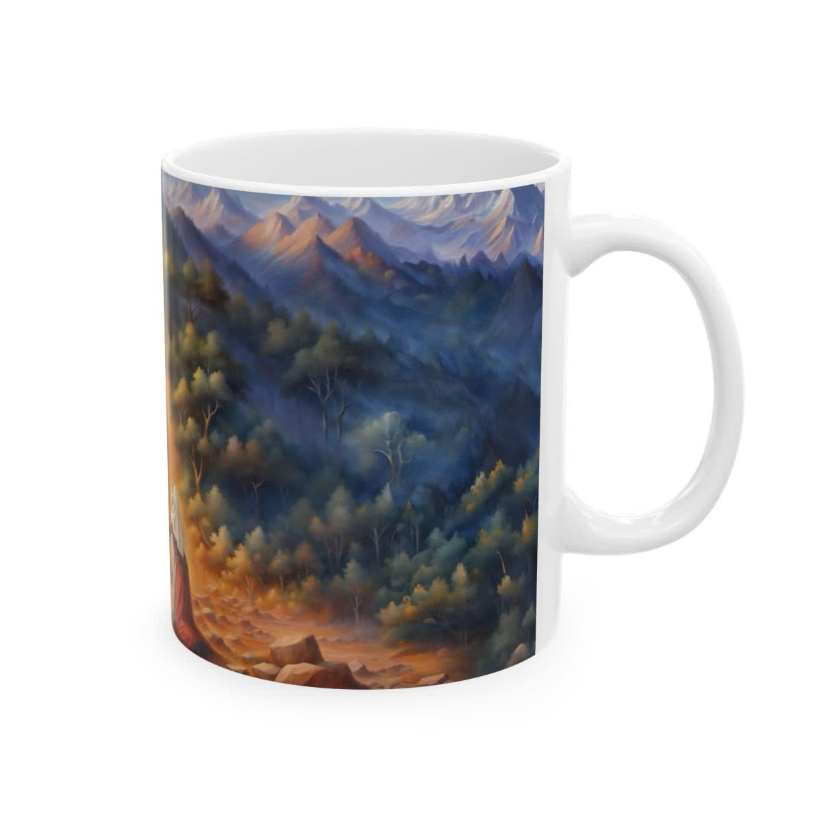 Saint Bernadette and Our Lady of Lourdes Mug