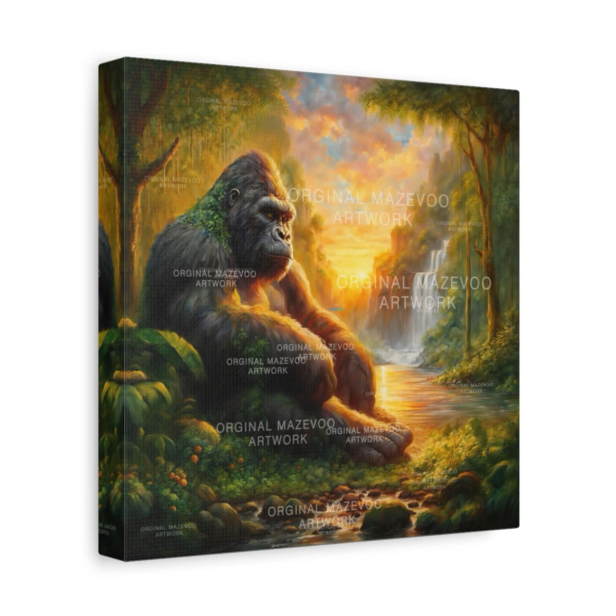 King Kong: Mystic Ape Storybook Canvas Wall Art