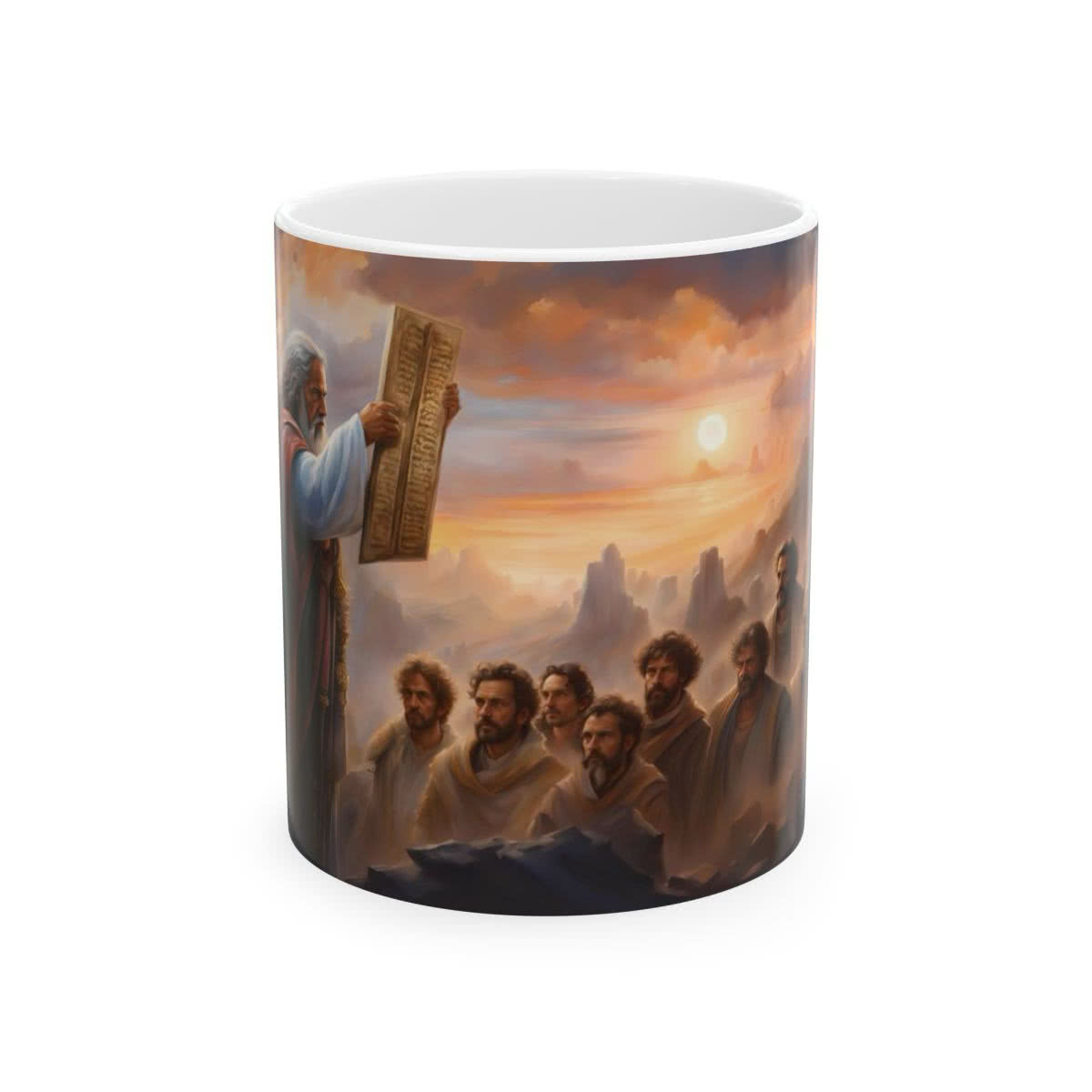 Moses and the Ten Commandments Mug