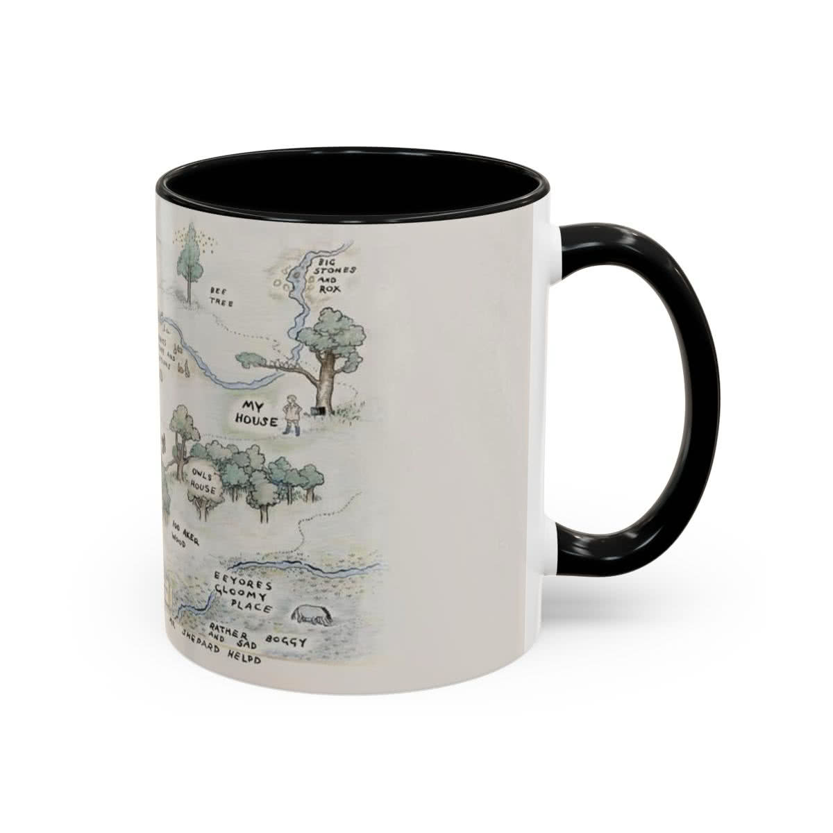 Winnie the Pooh Map Mug