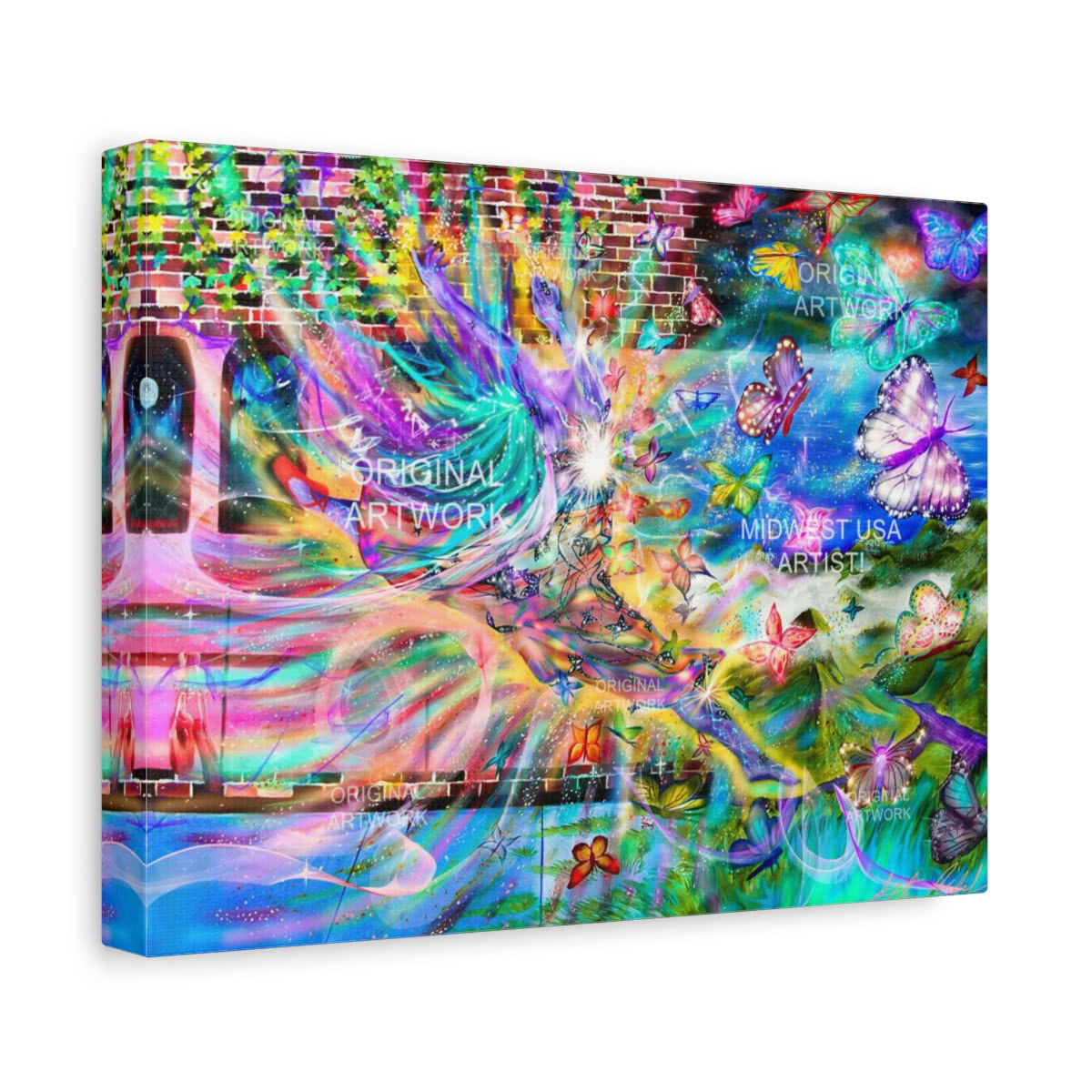 Butterfly Ballet Fantasy Canvas Wall Art