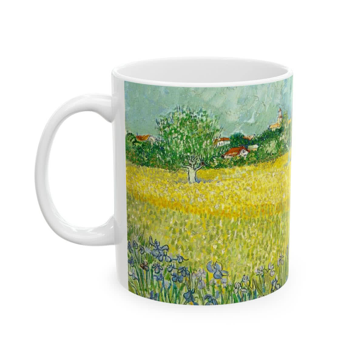 Field with Flowers near Arles Mug – Vincent van Gogh