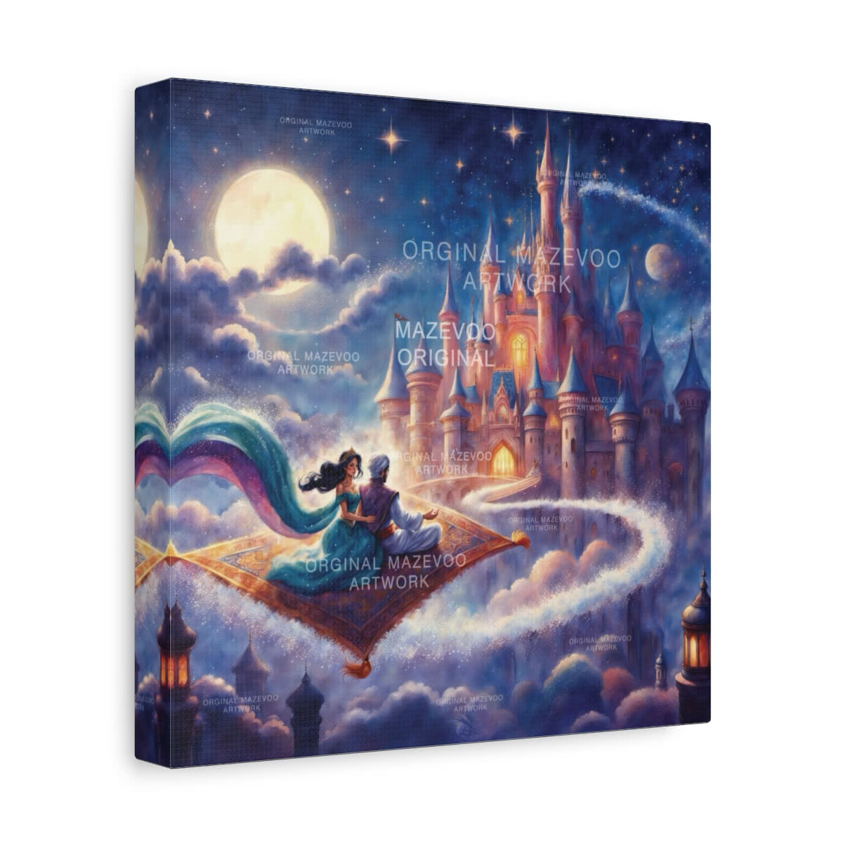Aladdin: Moonlit Wonders Storybook Canvas Wall Art