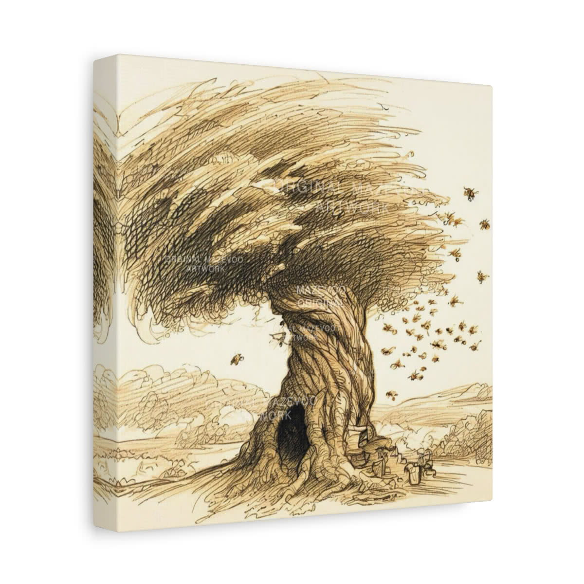 Winnie the Pooh: Honey Tree Highlands Canvas Wall Art