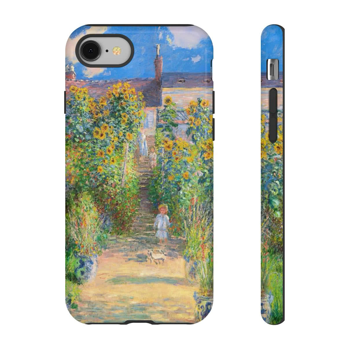 The Artist's Garden at Vétheuil Phone Case – Claude Monet