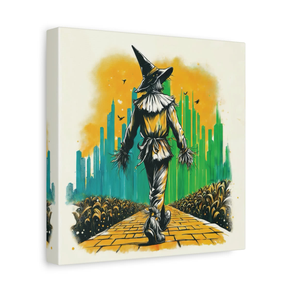 Wizard of Oz: Scarecrow's Journey Storybook Canvas Wall Art
