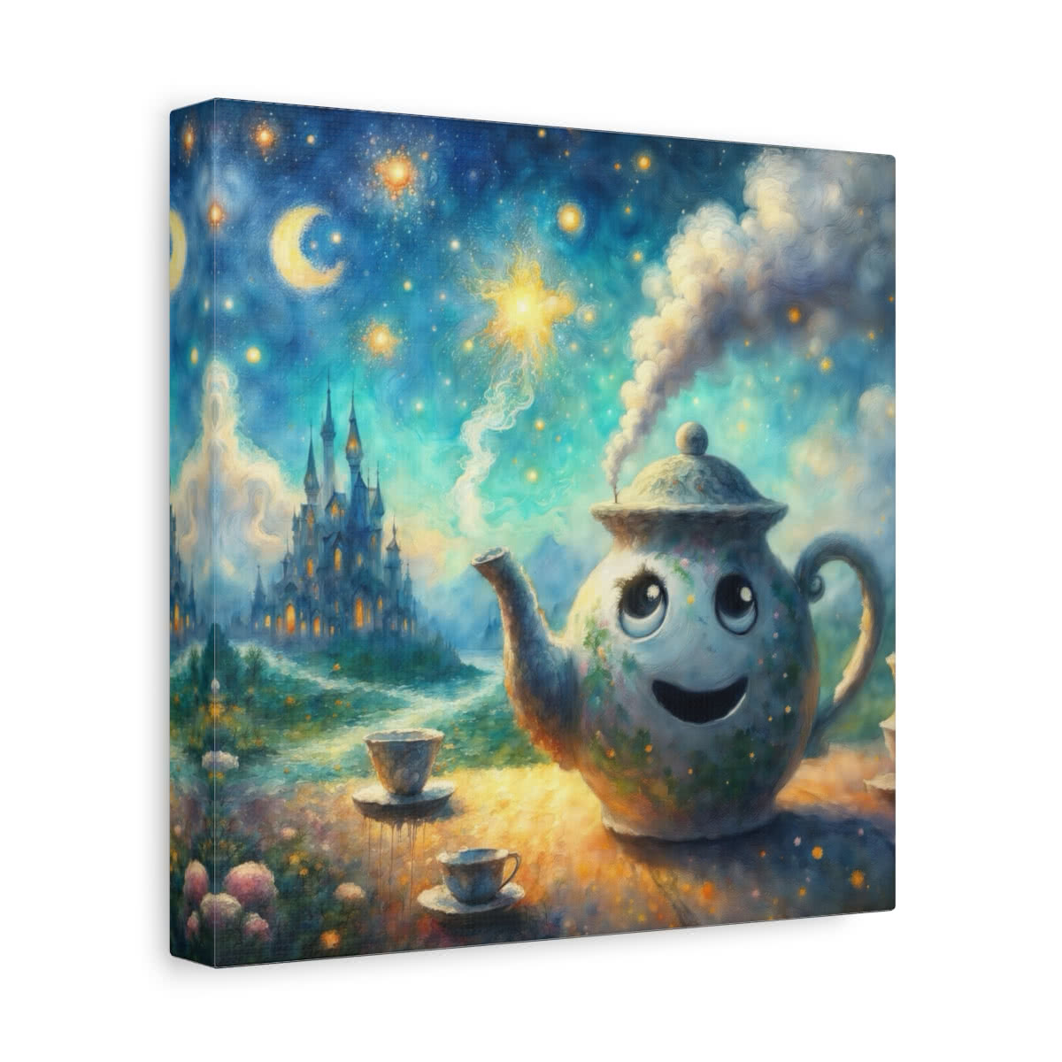 I’m a Little Teapot: Twinkle Tea Time Storybook Canvas Wall Art