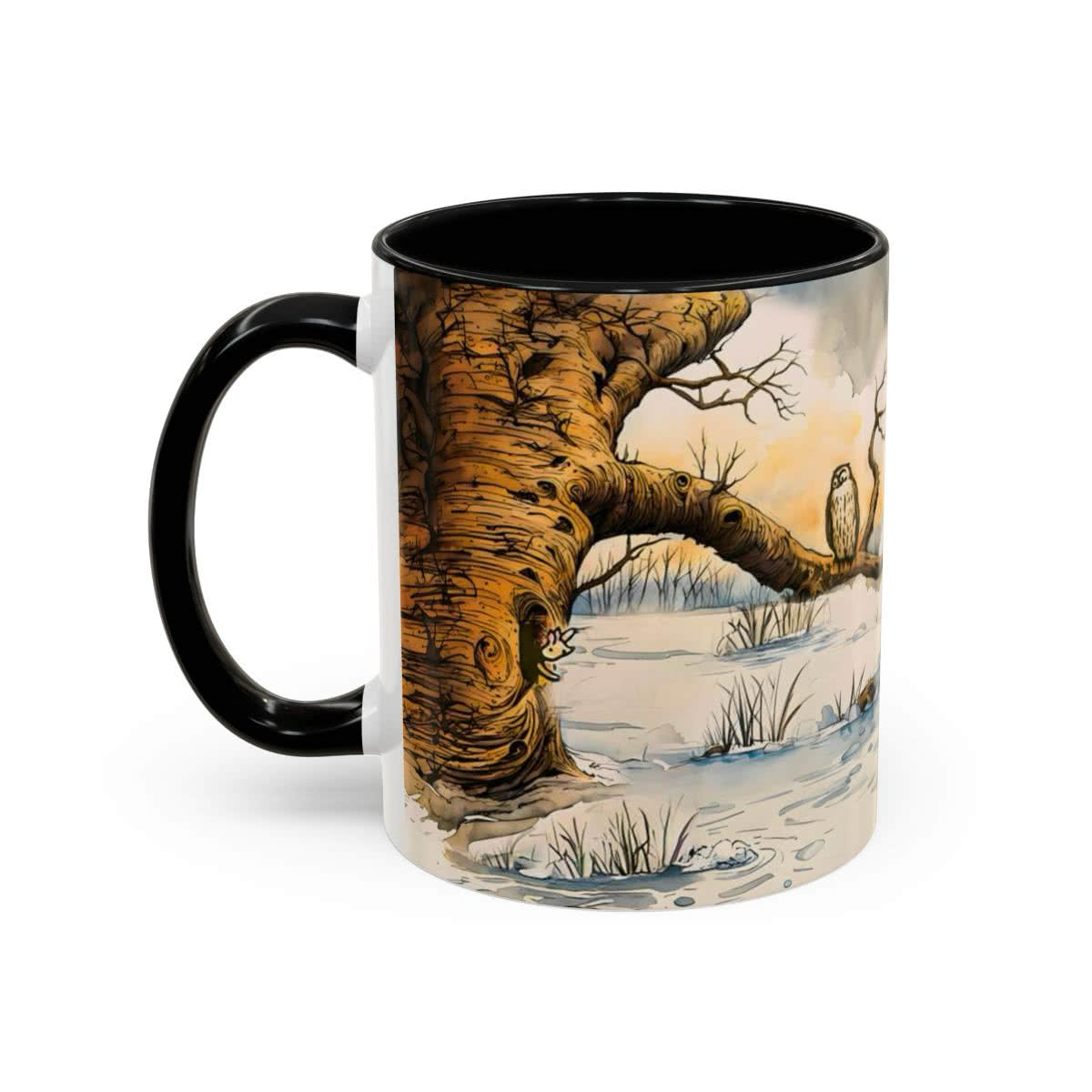 Pooh and Christopher Robin Umbrella River Mug