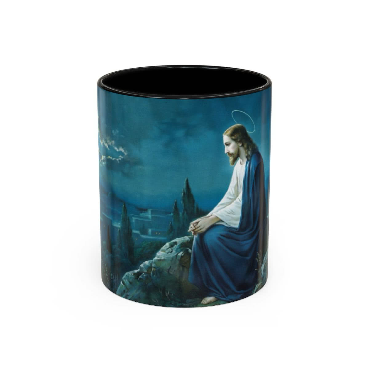 Jesus in Prayer Mug