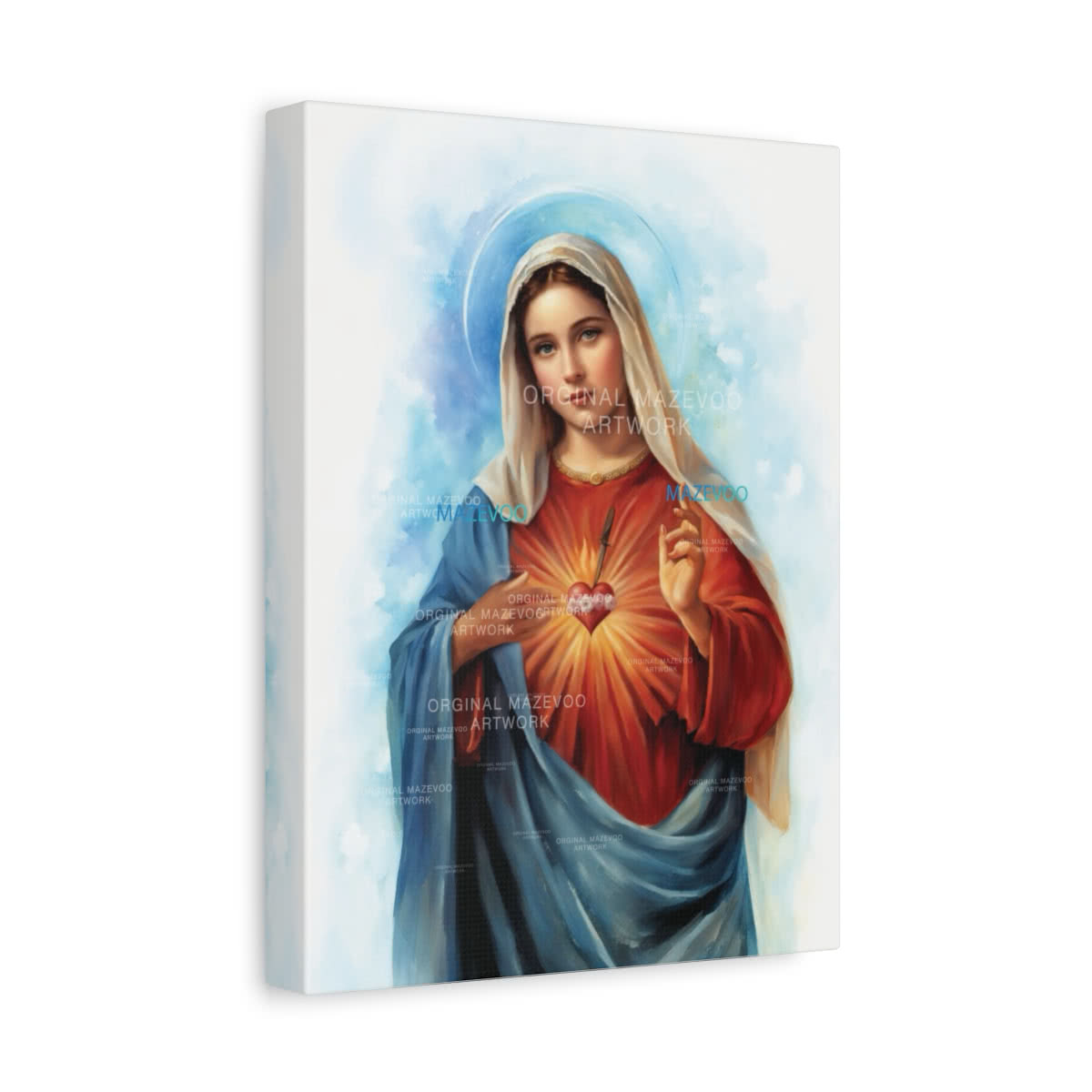 The Immaculate Heart of Mary Canvas Wall Art