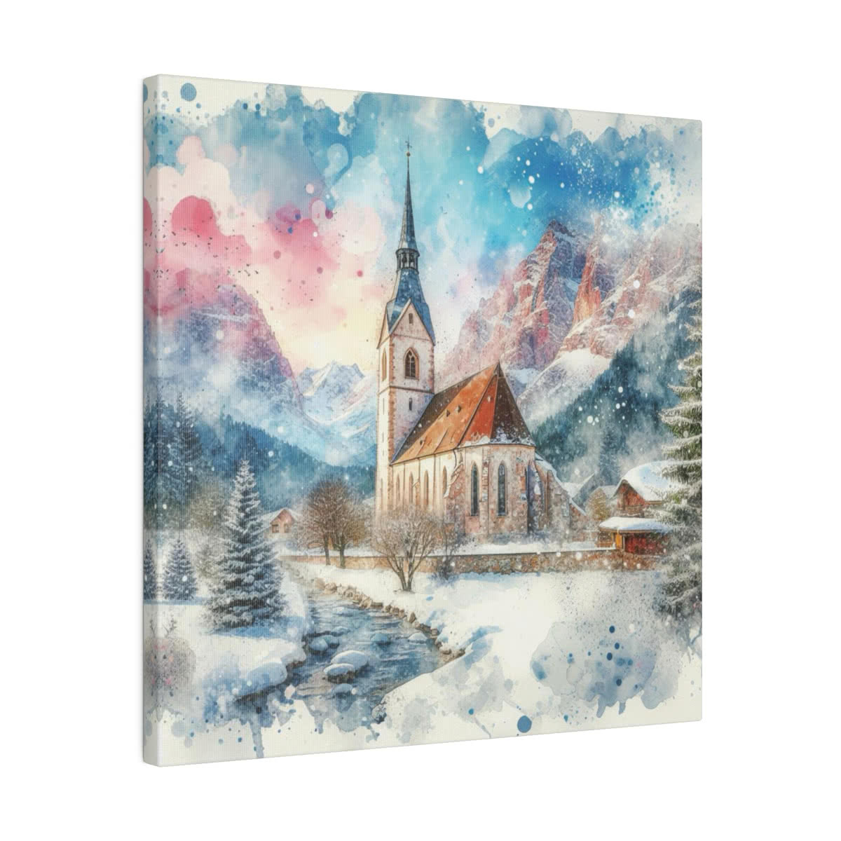 Church Canvas Wall Art
