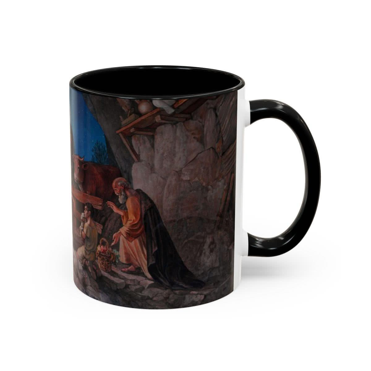 19th-Century Nativity Mug