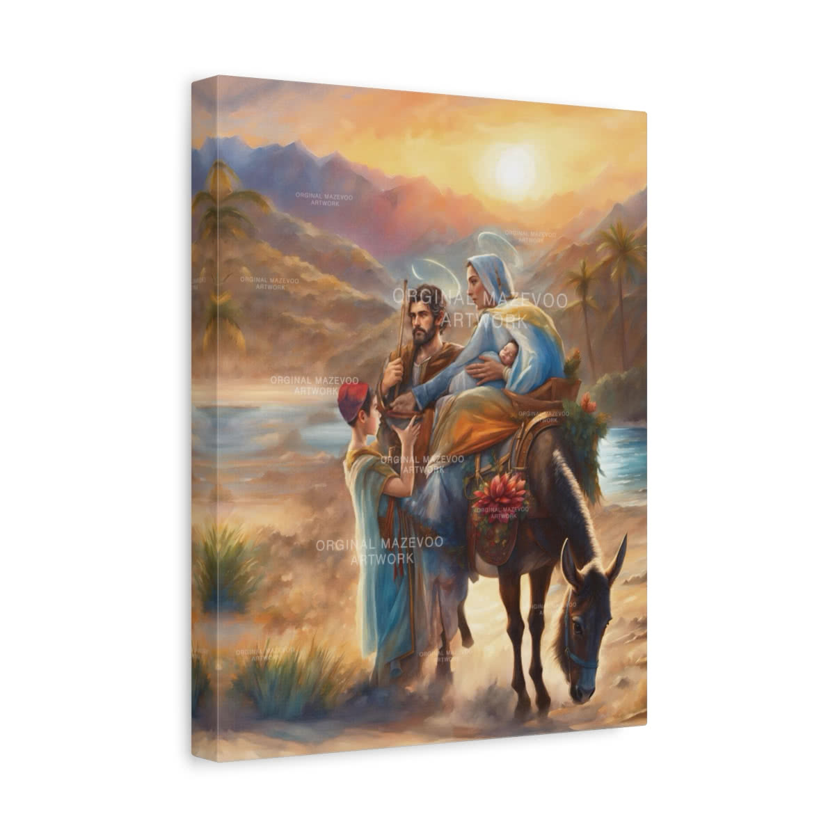 Flight to Egypt — Design I Canvas Wall Art