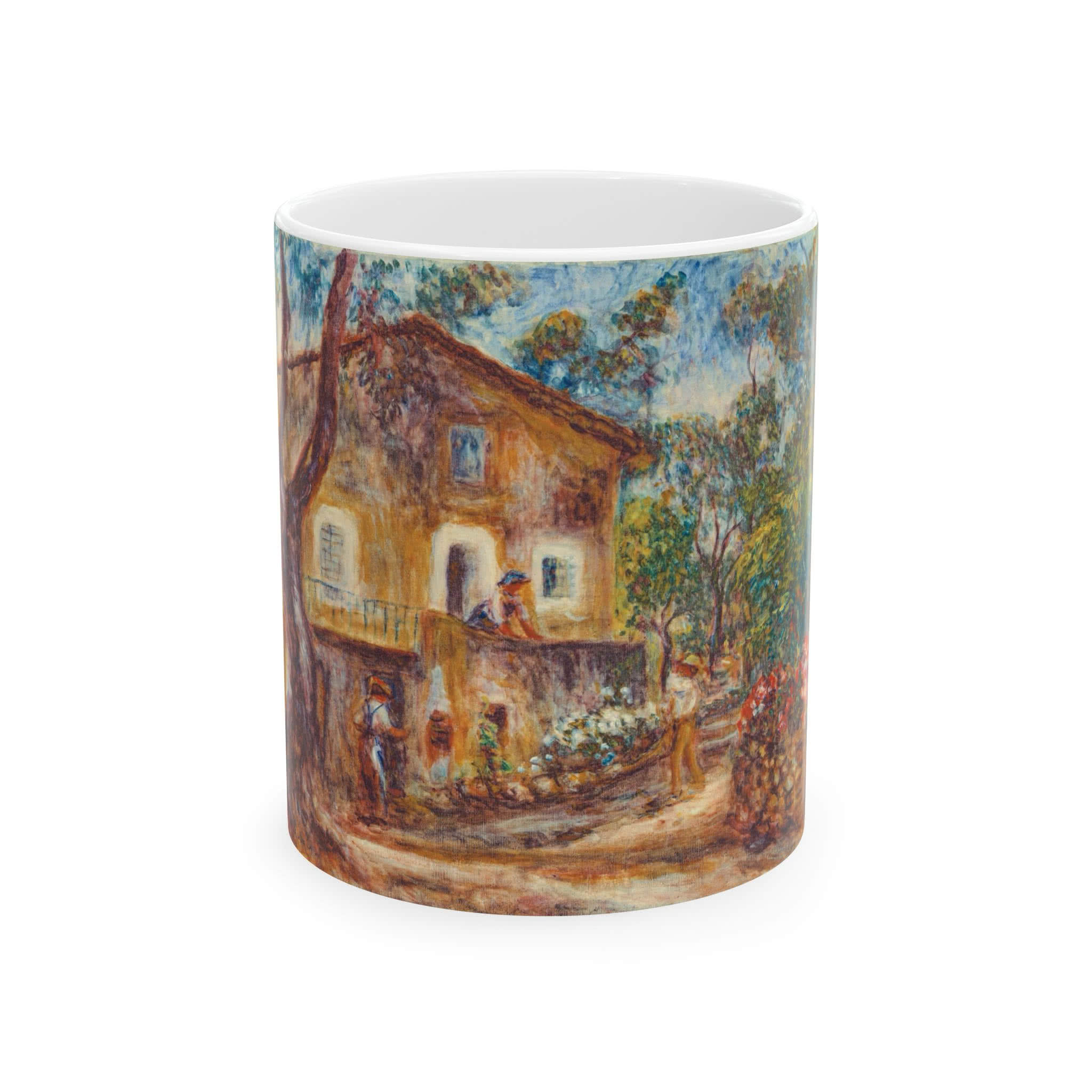 The House of Les Collettes in Cagnes Mug – Pierre-Auguste Renoir