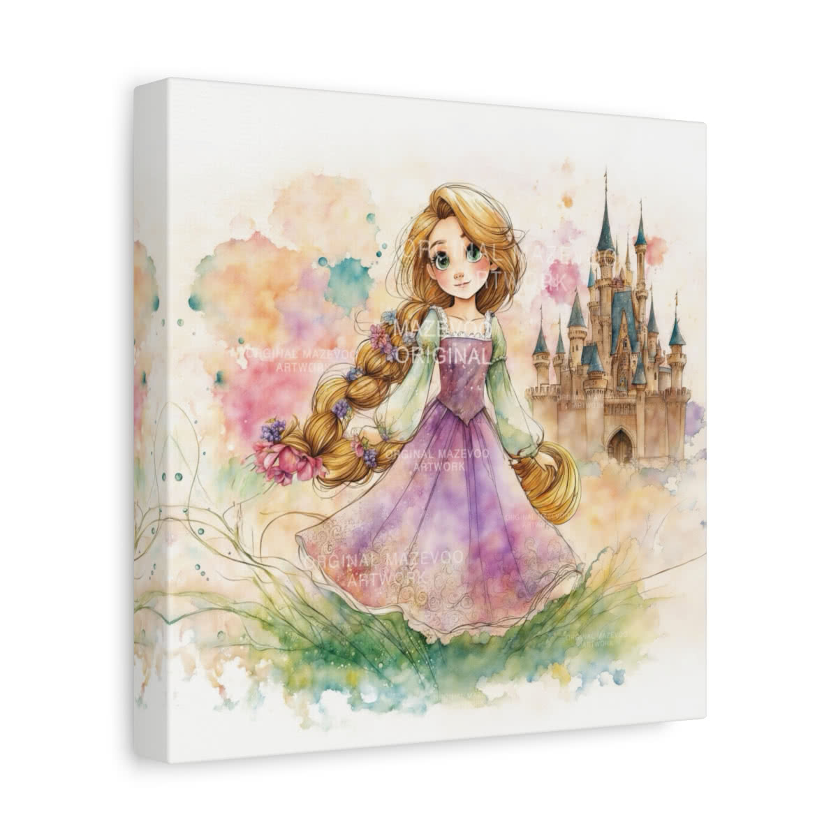 Rapunzel: Castle Paradise Storybook Canvas Wall Art