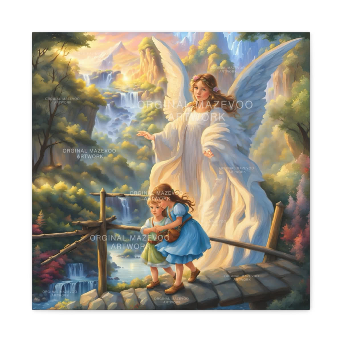 Guardian Angel Canvas Wall Art
