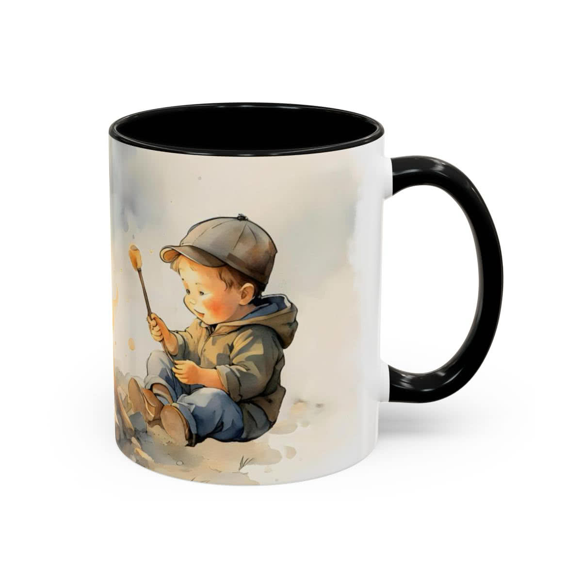 Pooh Bear Roasting Marshmallows Mug